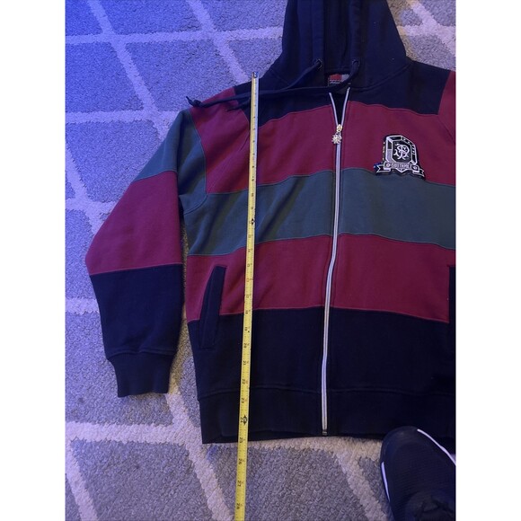Vintage South Pole Hoodie Sweatshirt Medium Mens Full Zip Authentic Collection - Picture 9 of 12